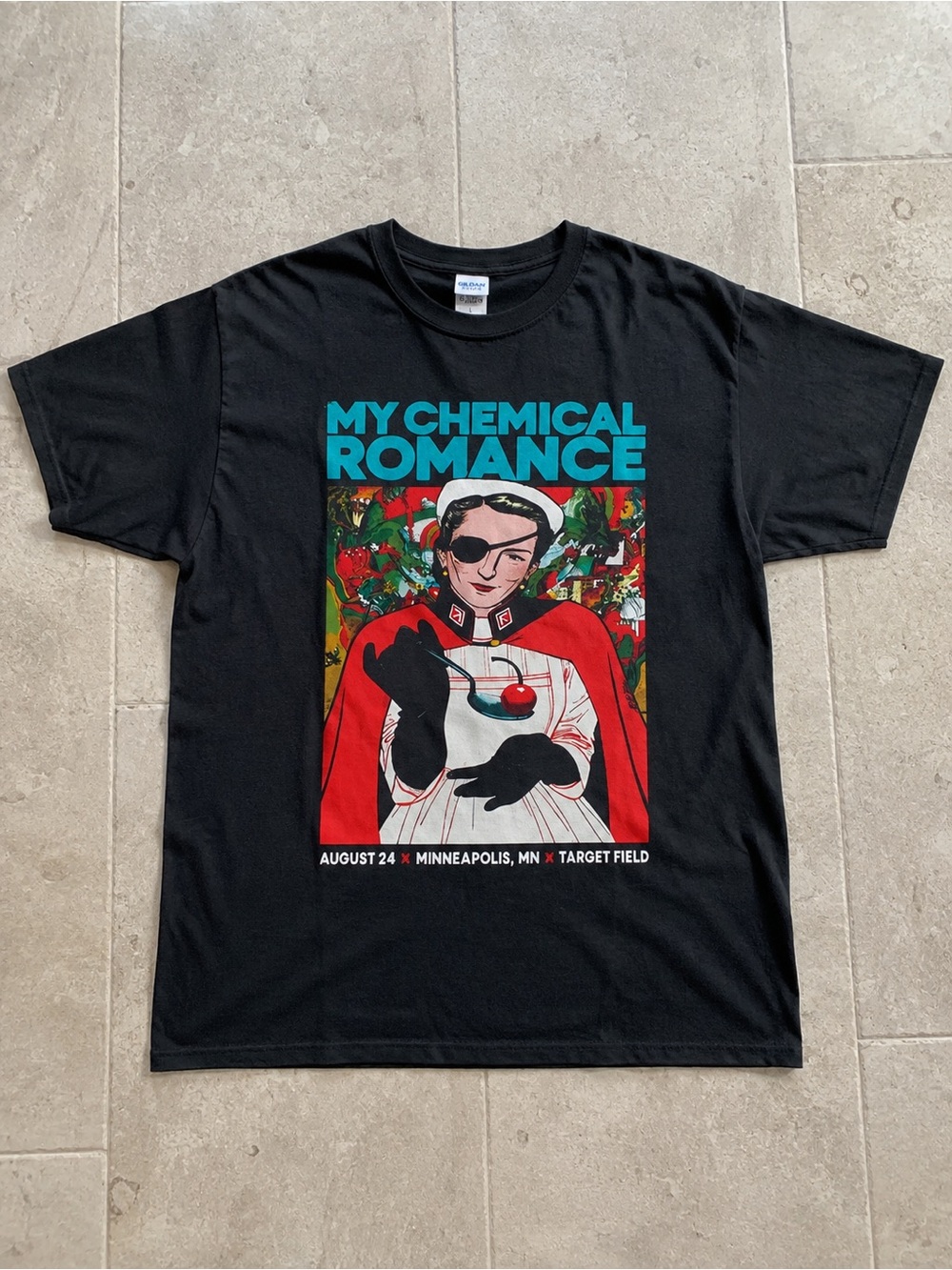 My Chemical Romance August 24 Minneapolis The Black Parade Tour T-shirt